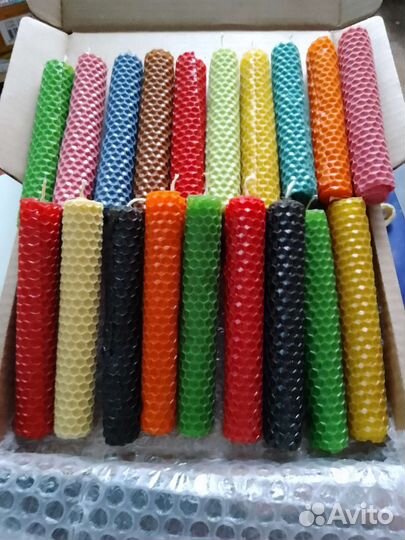 Свечи восковые ручной работы