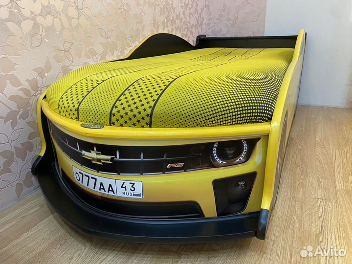 Кровать машина для мальчика camaro бамбл би
