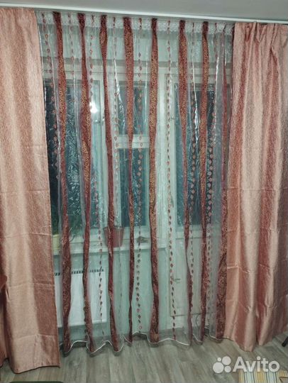 Шторы+тюль