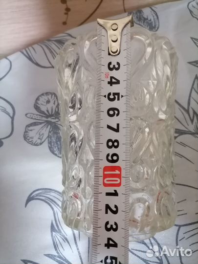 Плафоны для люстры стекло СССР 3 шт