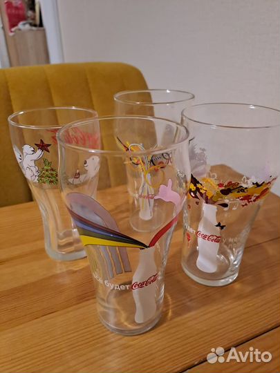 Стаканы coca - cola коллекционные