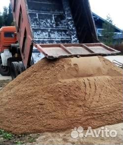 Песок карьерный с доставкой