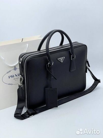 Мужской портфель Prada