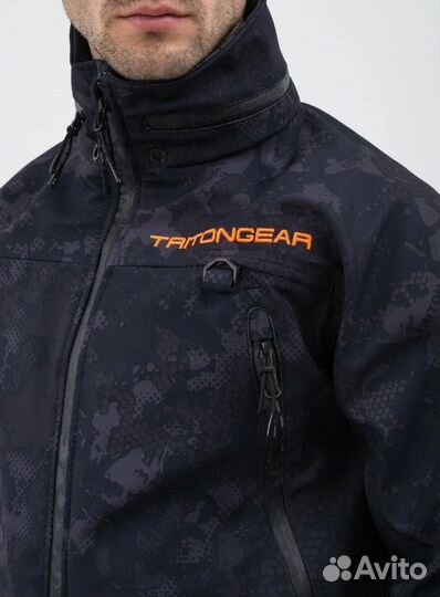Костюм triton PRO -5 SoftShell,цв.серо-черный