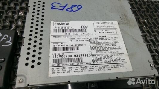 Магнитола volvo XC60 (68F03I401)