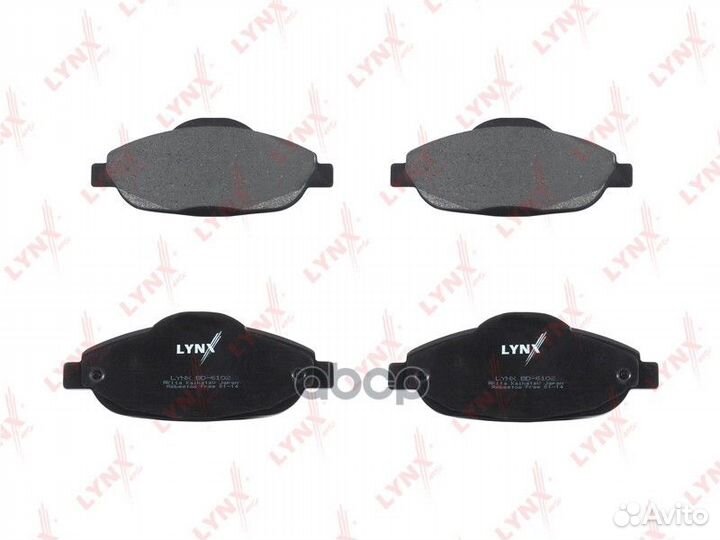 Колодки тормозные дисковые перед BD6102