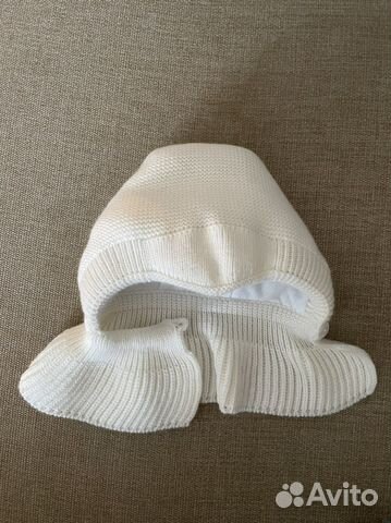 Зимняя шапка-шлем Журавлик новая