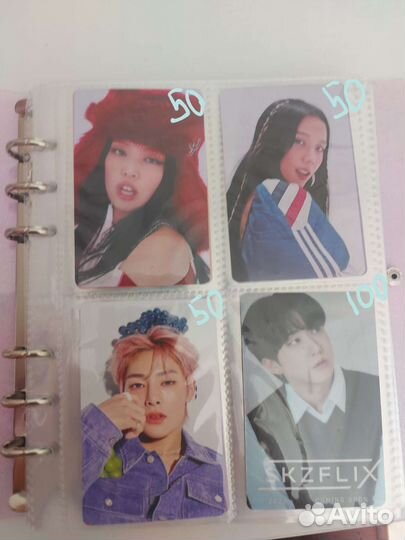 Stray kids карточки и Blackpink