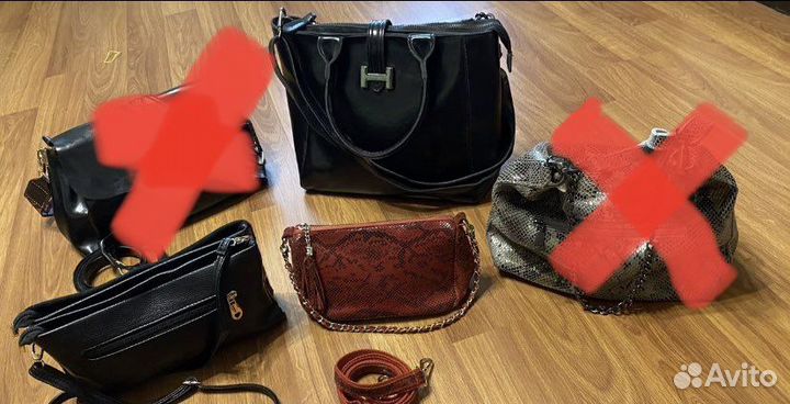 Сумки разные натуральная кожа