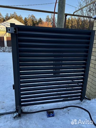 Забор жалюзи