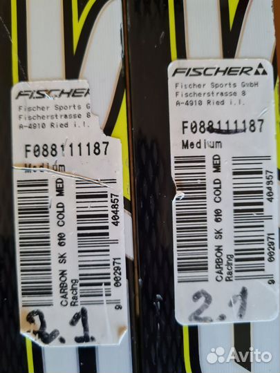 Лыжи беговые fisher carbonlite