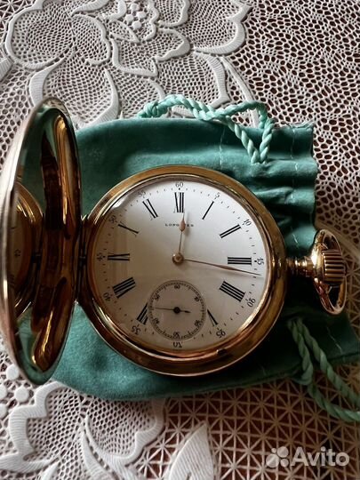 Карманные часы Longines grand prix 14K