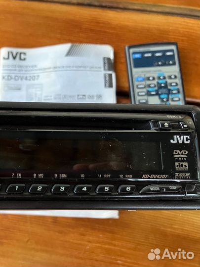 Автомагнитола с DVD JVC KD-DV4207