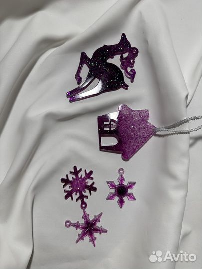 Елочные игрушки ручной работы подарок на Новый год