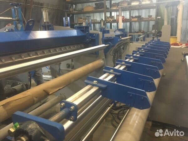 Линия перемотки бумаги и картона с перфорацией