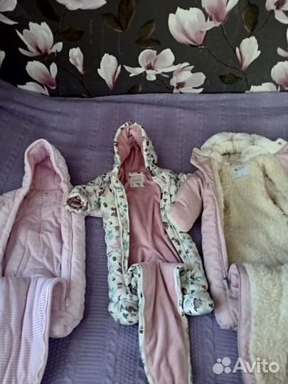 Комбинезон демисезонный 58-62; 62-68; 68