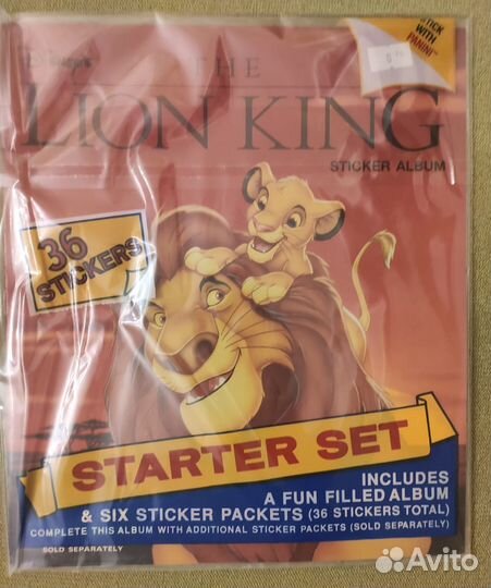 Альбомы Lion King и Aladdin от Panini 90-х Новые