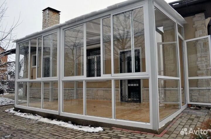 Остекление террасы, веранды. Рассрочка