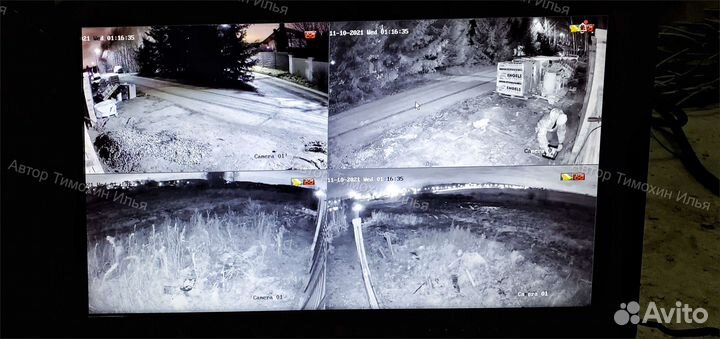 Установка камер видеонаблюдения монтаж скс волс