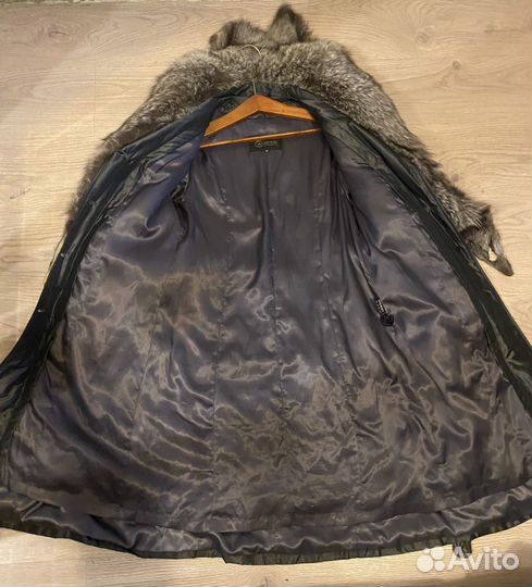 Пальто женское с мехом 50 52