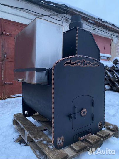 Печь для бани На три помещения