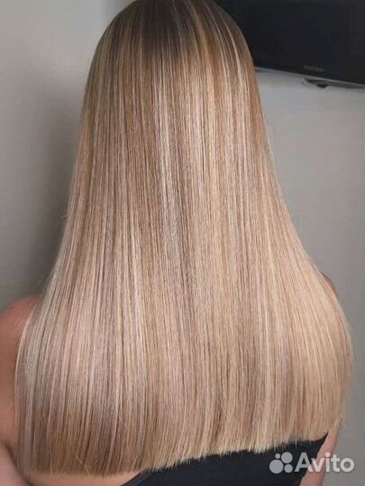 Кератиновое выпрямление волос