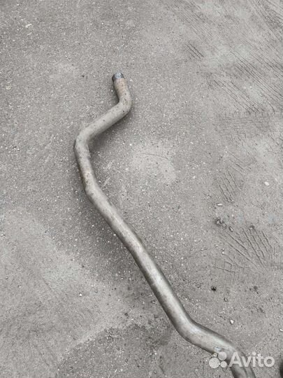 Глушитель задний на volkswagen touareg