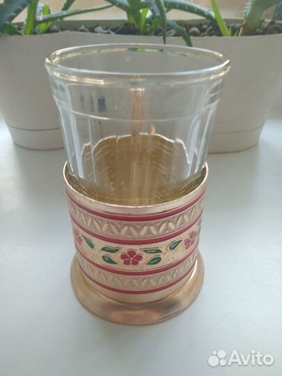 Стаканы граненые с подстаканниками СССР