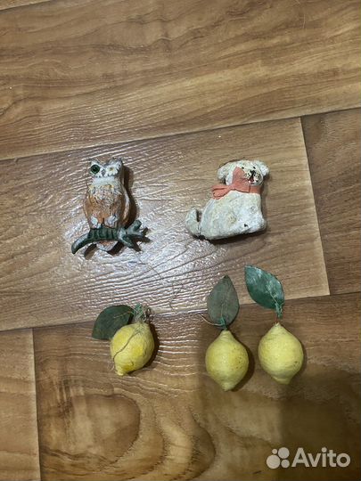 Елочные игрушки СССР стекло, картонаж, папье маше