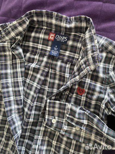 Рубашка на мальчика 116-122