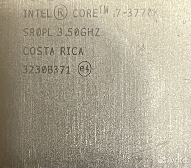 Материнская плата с процессором i7 3770k