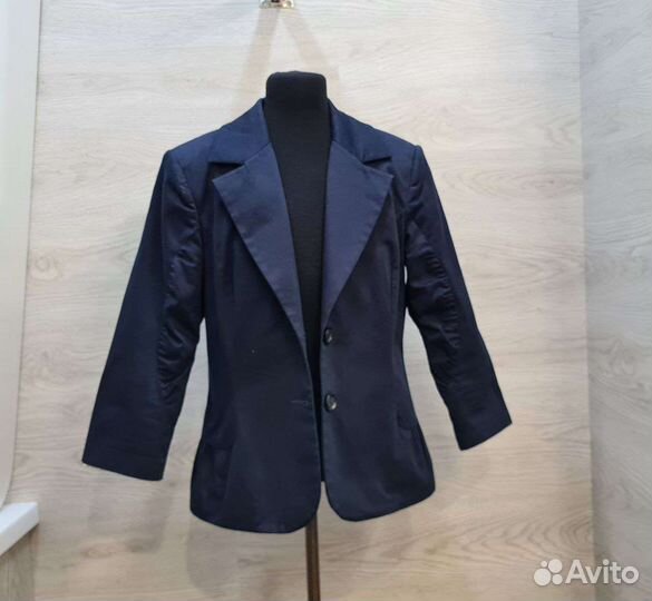 Пиджак синий 158р-р на девочку