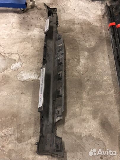 Накладка на порог (наружняя) на Mini Cooper S