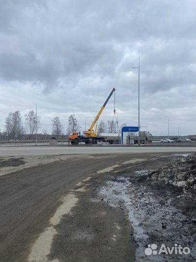 Аренда и услуги автокрана-вездехода, 25 т, 21.7 м, с гуськом 9 м