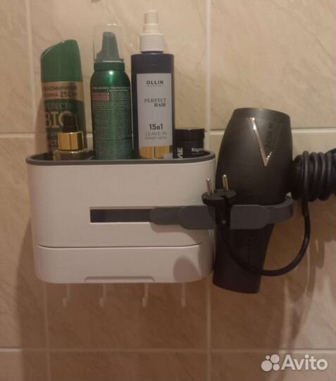 Держатель для фена органайзер новый