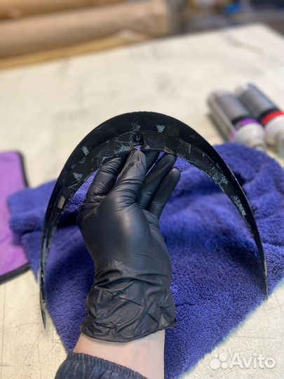 Спойлер карбоновый на шлем AGV pista