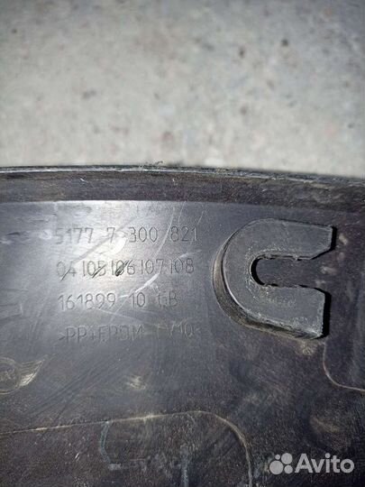 Mini Cooper f55 f56 накладка задней левой арки