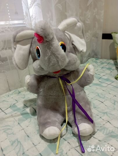 Мягкие игрушки Слоны, 2 штуки