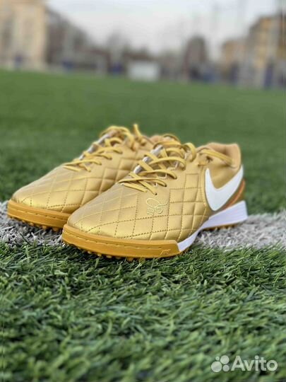 Сороконожки Nike Tiempo Legend gold