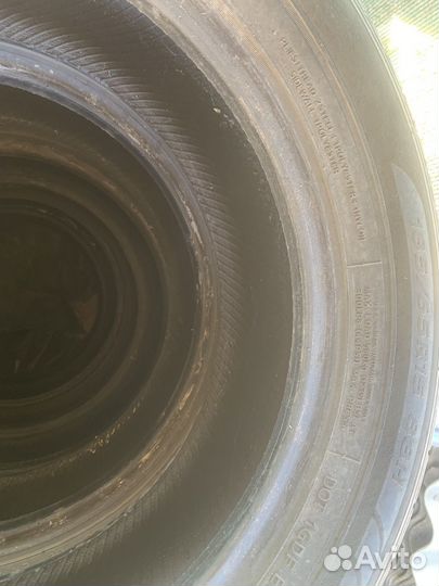 Резина Hankook Optimo 185 65 15 летние бу
