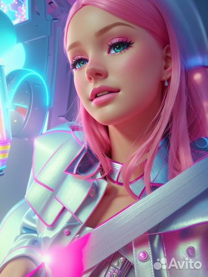 Аватарка в стиле барби