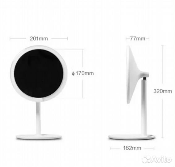 Зеркало настольное с подсветкой для макияжа