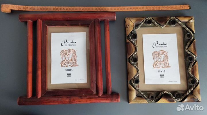 Фоторамки из бамбука