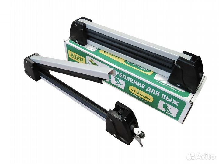 Крепления для перевозки 3-х пар лыж inter silver