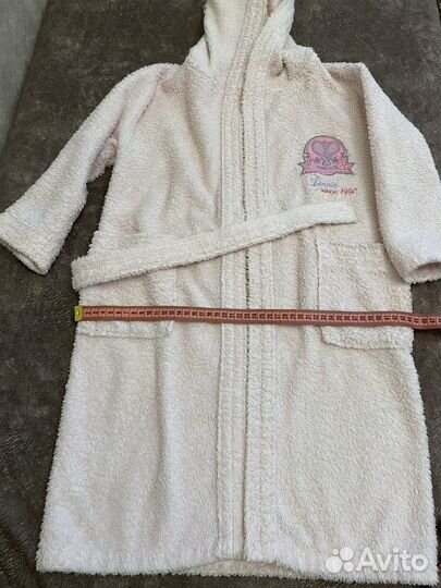 Халат для девочки банный для бассейна