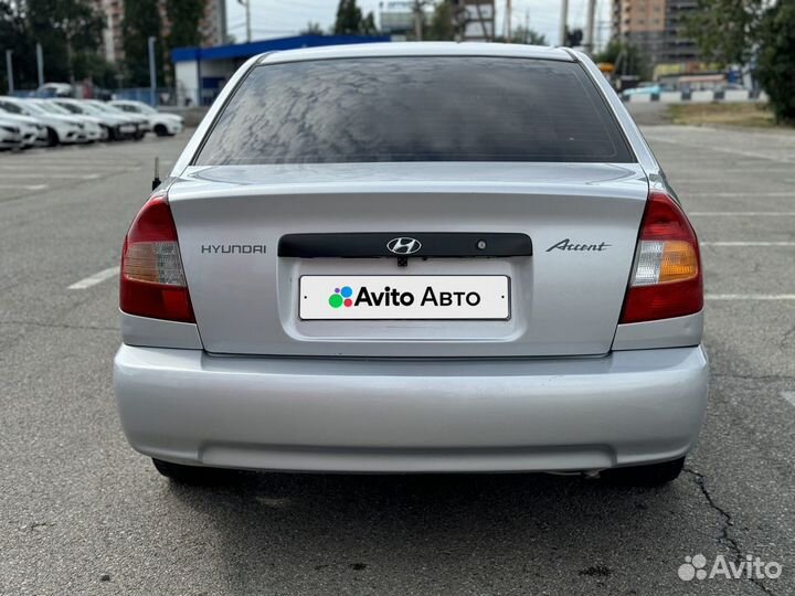 Hyundai Accent 1.5 МТ, 2007, 198 000 км