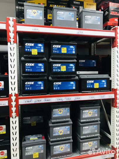 Аккумулятор Exide Excell (Иксайд) 62Ah 540A обратн