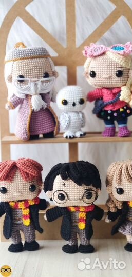 Вязанные игрушки в стиле Funko pop