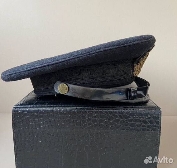 СССР Фуражка Морской флот Высший командный состав