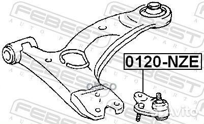 Опора шаровая 0120-NZE 0120-NZE Febest